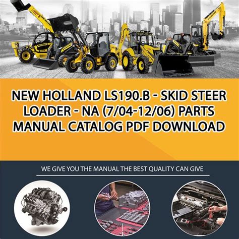 new holland ls 190 skid steer parts manual|l190 new holland for sale.